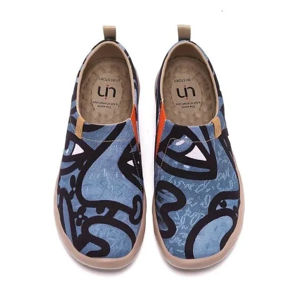 UIN Men's Walking Shoes Slip On Loafers (Charming Kiss I)