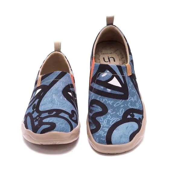 UIN Men's Walking Shoes Slip On Loafers (Charming Kiss I)