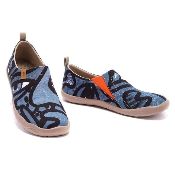UIN Men's Walking Shoes Slip On Loafers (Charming Kiss I)
