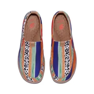 UIN Women's Shoes Slip On Casual Comfort Loafers (Nerja - the Natural Habitat)