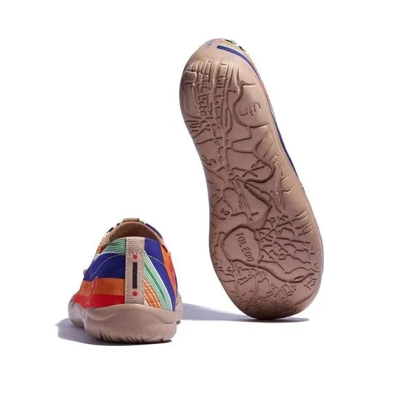 UIN Women's Shoes Slip On Casual Comfort Loafers (Nerja - the Natural Habitat)