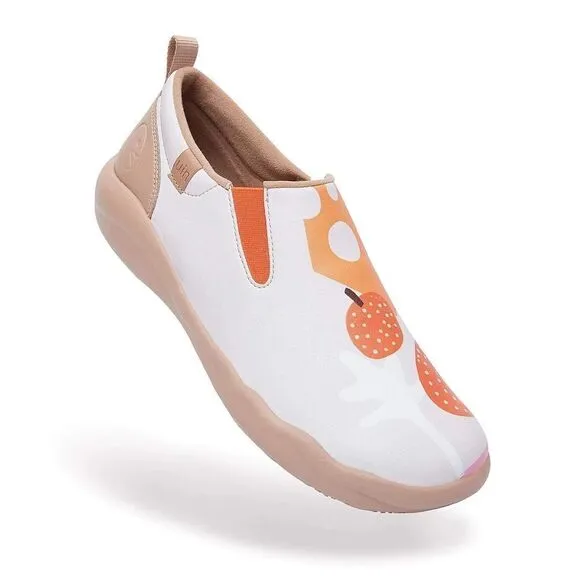 UIN Women's Walking Shoes Microfiber Casual Comfort Sneaker (Autumn Fruits)