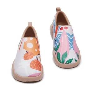 UIN Women's Walking Shoes Microfiber Casual Comfort Sneaker (Autumn Fruits)