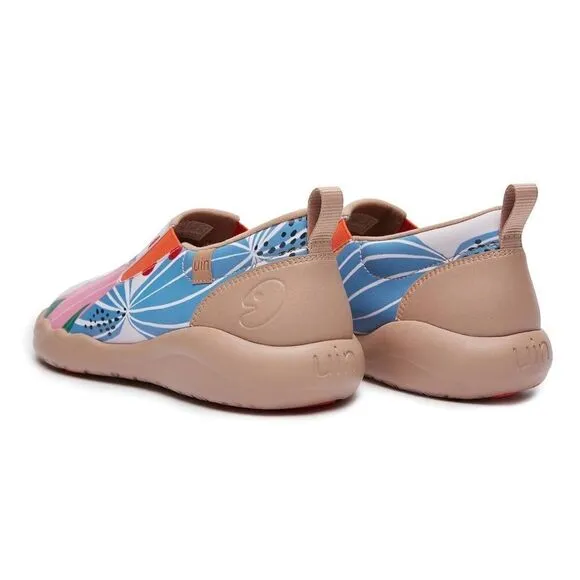 UIN Women's Walking Shoes Microfiber Casual Comfort Sneaker (Autumn Fruits)