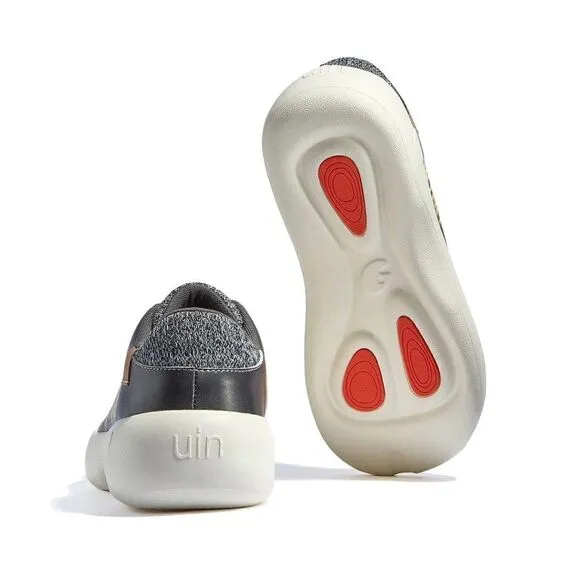 UIN Women's Sneaker Lace-up Comfort Walking Travel Shoes(Happy Teddy Bartello 4)