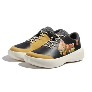 UIN Women's Sneaker Lace-up Comfort Walking Travel Shoes(Happy Teddy Bartello 4)