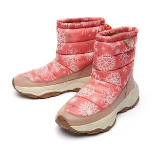UIN Women's Snow Boots Walking Casual Travel Hiking Shoes(Winter Orange )No Box