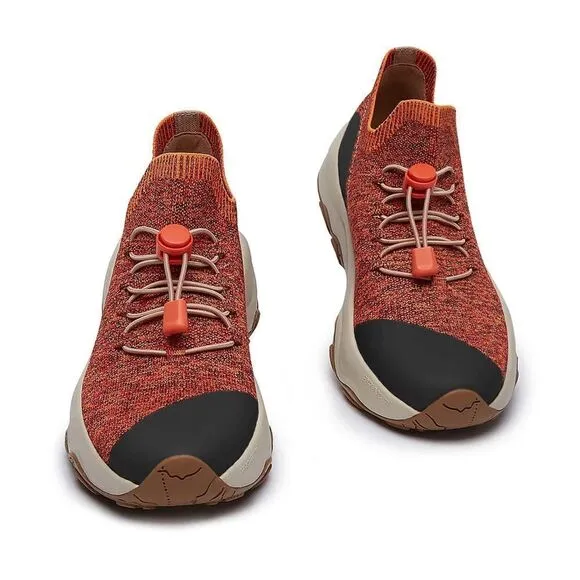 UIN Women's Walking Shoes Outdoor Non-Slip Comfort Sneaker(Burnt Orange Cazorla)