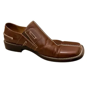 Umberto Pellegrini Leather Slip On SquareToe Dress Shoes Men’s Size 10.5