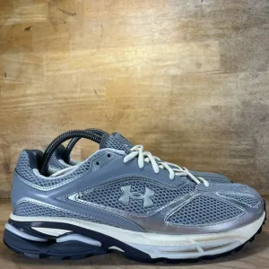 Under Armour Apparition Mens Size 9 Running Shoes Sneakers Steel Ivory Dune