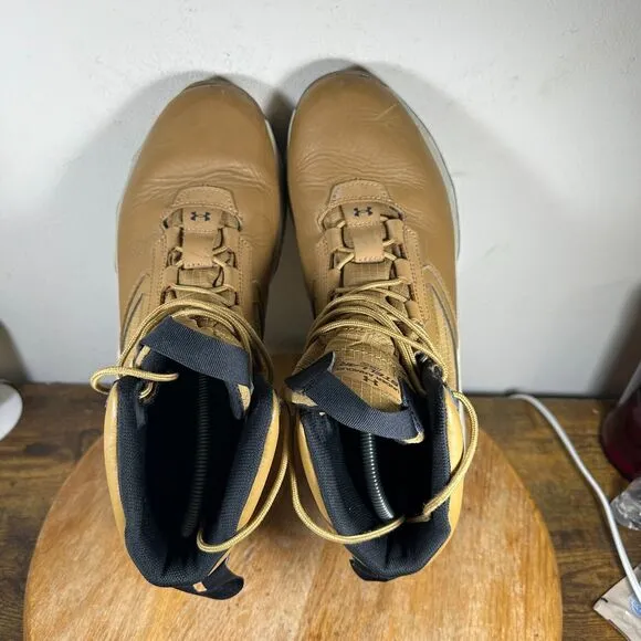 Under Armour Stellar G2 6 Brown Shoes Boots Men's‎ Size 9.5 3025578-200