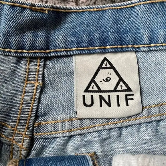 UNIF Backoff Shorts - Blue Gold Spike 26