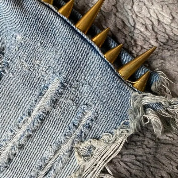 UNIF Backoff Shorts - Blue Gold Spike 26