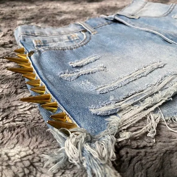 UNIF Backoff Shorts - Blue Gold Spike 26