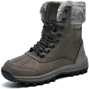 Unisex Winter Hiking Boots Waterproof Lightweight, Darkgrey