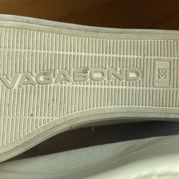 Vagabond Teddie White Canvas Platform Sneakers