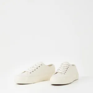Vagabond Teddie White Canvas Platform Sneakers