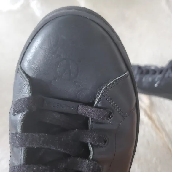 Valentino Leather High-Top Sneaker