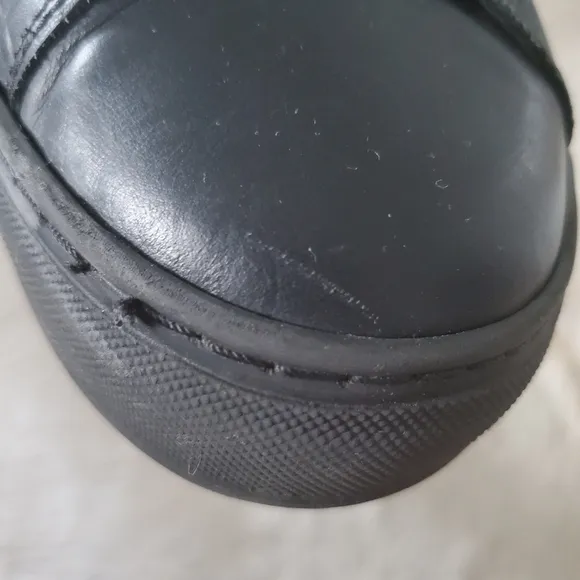 Valentino Leather High-Top Sneaker