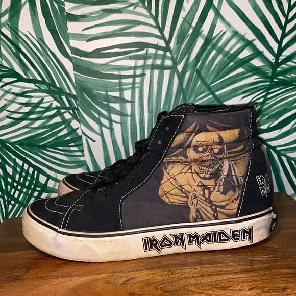 VANS 2008 Iron Maiden High Top Sneakers Men’s 8