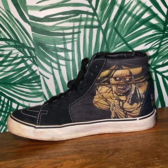 VANS 2008 Iron Maiden High Top Sneakers Men’s 8