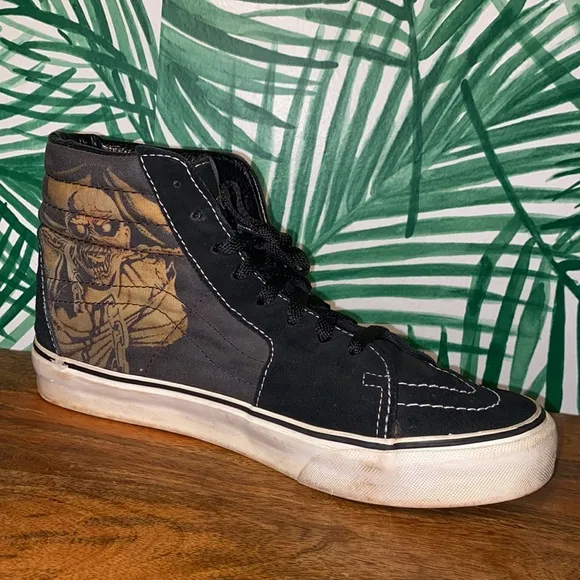 VANS 2008 Iron Maiden High Top Sneakers Men’s 8
