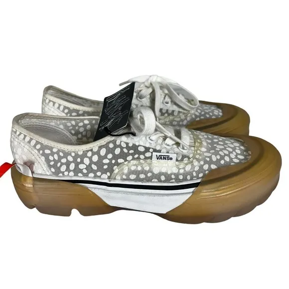 VANS AUTHENTIC DX MODULAR &quot;SWAP IT&quot; WHITE DOT MESH SKATE SHOES SIZE 7.5 NWOT