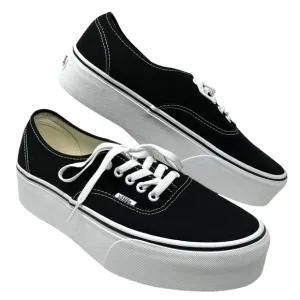 VANS Authentic Stackform Sneakers Men's Size Platform Black Canvas VN0A5KXXBMX