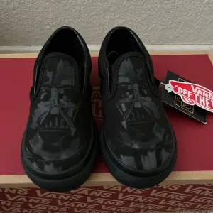 Vans Black Darth Vader Star Wars Slip-On Shoes
