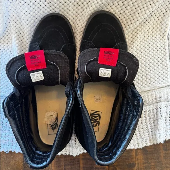 Vans Black High-Top Sneakers - size 13 worn less than 5 times
