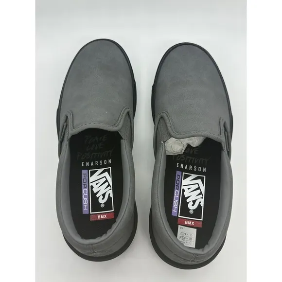 Vans BMX Slip-On Skate Canvas suede Shoes Sneakers VN0A5JIS9BI Men's Size 6.5 M