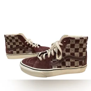 Vans Checkerboard High-Top Sneakers