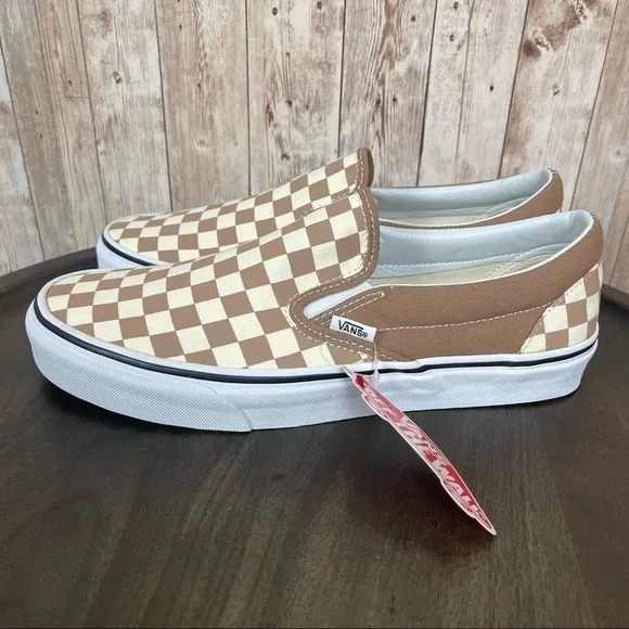 Vans Classic Slip-On Checkerboard Shoe Size 9 Men