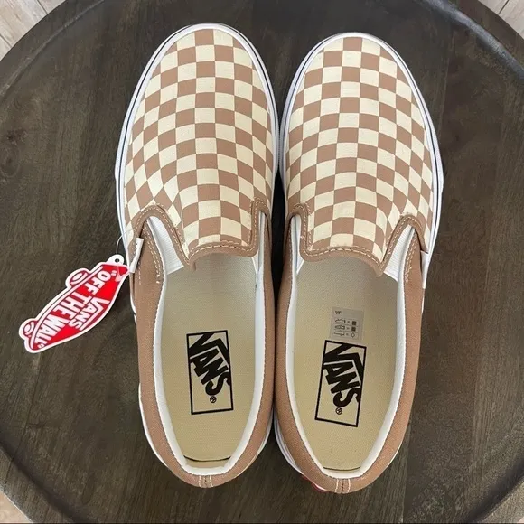 Vans Classic Slip-On Checkerboard Shoe Size 9 Men