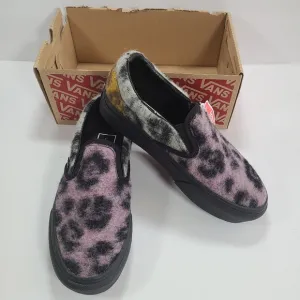 Vans Classic Slip-On Platform Mix Leopard Multi Black Sneakers Women’s Size 5