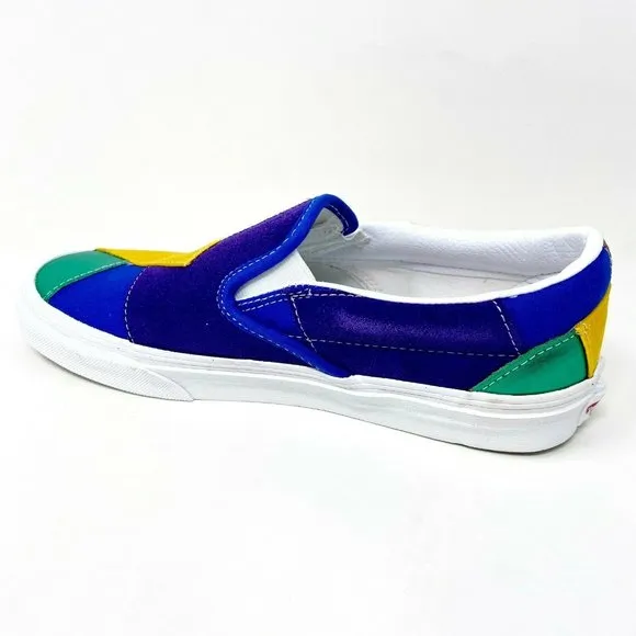 Vans Classic Slip On (Pride) Patchwork True White LGBTQ Womens Shoes