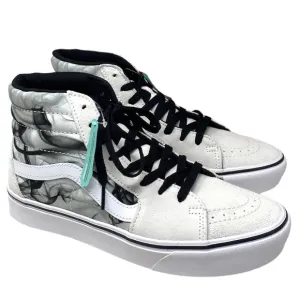 VANS ComfyCush Sk8-Hi Shoes Skate White Canvas Suede Women's Size VN0A7TNOYB2
