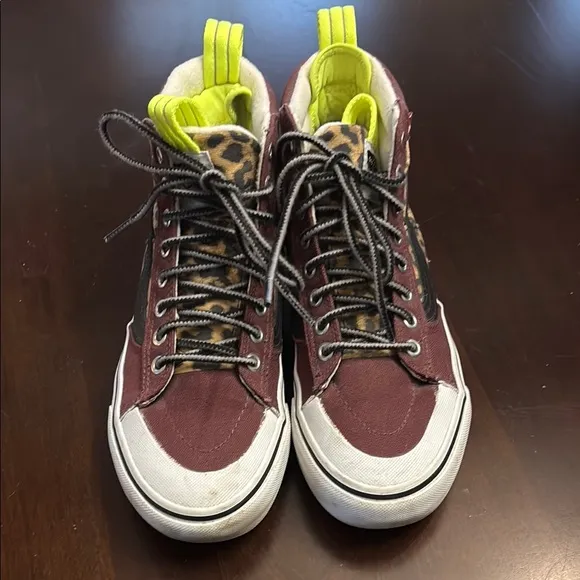 Vans Custom Made Leopard High-Top Sneakers women’s 6.5, men’s 5.0
