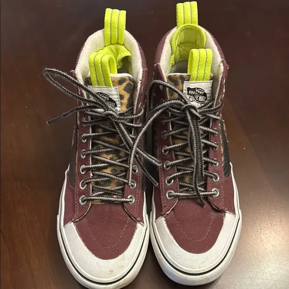 Vans Custom Made Leopard High-Top Sneakers women’s 6.5, men’s 5.0