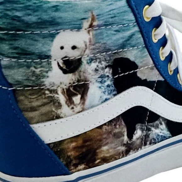 VANS • Customs Old Skool Sneaker Dog Lover Shoe