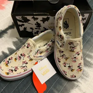 Vans Disney Minnie Mouse Classic slip on kids 12.5