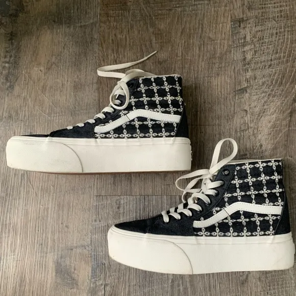 Vans Embroidered Sk8-Hi Tapered Stackform Sneakers