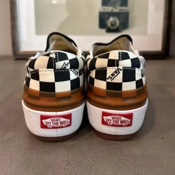 ⚛️⚛️⚛️VANS Era Stacked Checkerboard Slip On Canvas Shoes⚛️⚛️⚛️