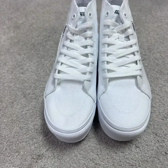 Vans Filmore Sneakers Hi Tapere White Canvas Platform Women's Size 8 New