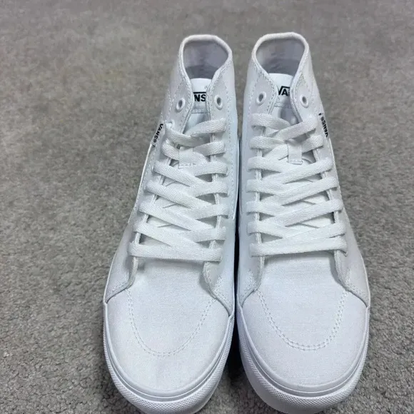 Vans Filmore Sneakers Hi Tapere White Canvas Platform Women's Size 8 New