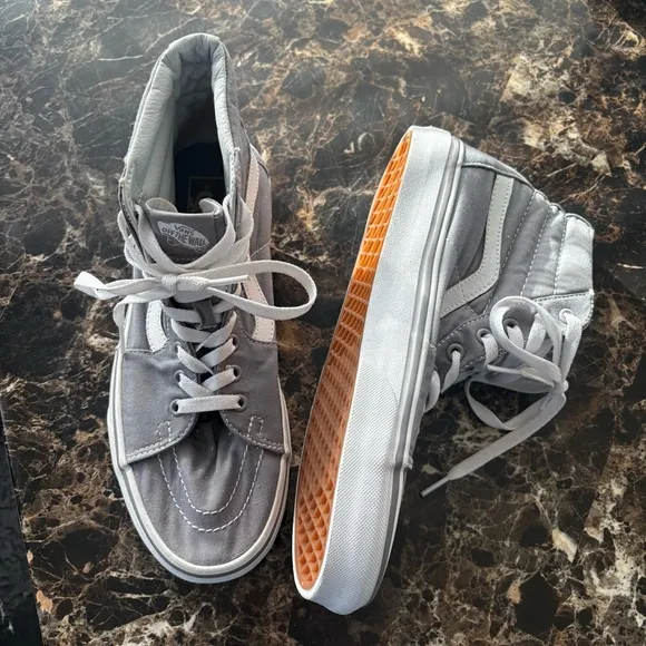 Vans Gray High-Top Unisex Sneakers