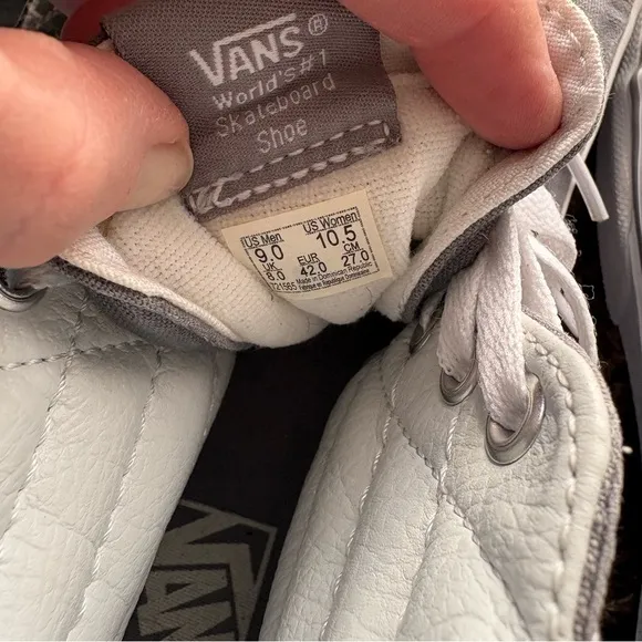 Vans Gray High-Top Unisex Sneakers