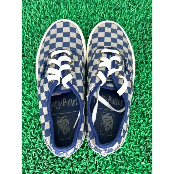 Vans Harry Potter Authentic Ravenclaw Checkered Canvas Shoes Mens 5‎ Womens 6.5