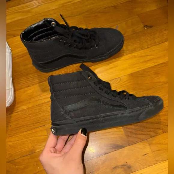Vans High-Top Sneakers - White and Black