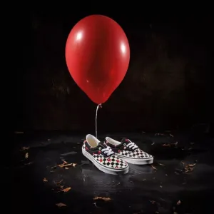 🤡Vans Horror House Stephen King IT Pennywise Losers Club Checkered Shoes🤡‎
